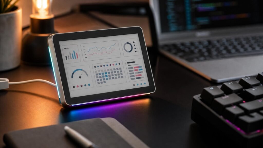 LumaFrame Mini: A Desktop Display That Makes Project Dashboards Feel Alive