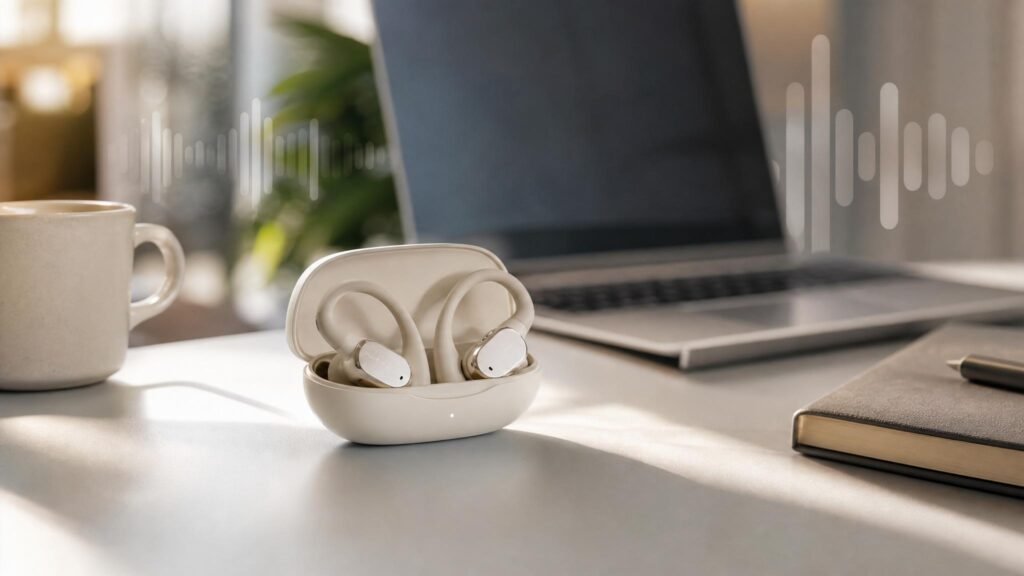 FocusBuds Lite: Open-Ear Earbuds Tuned for Calls, Podcasts, and All-Day Use