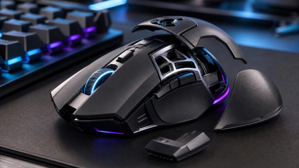 GlideMouse X: An Ergonomic Gaming Mouse With Adjustable Shell Geometry
